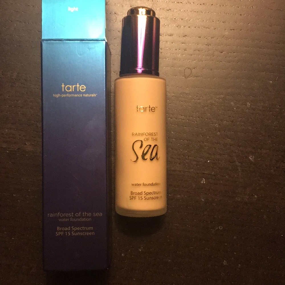 Tarte rainforest of the sea water foundation.